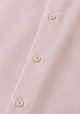 Flamingo Linen Shirt – Soft Pink