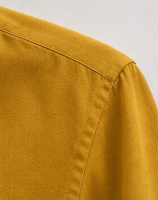Flamingo Linen Shirt – Saffron
