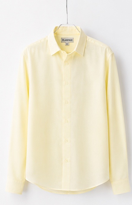 Flamingo Linen Shirt – Lemon