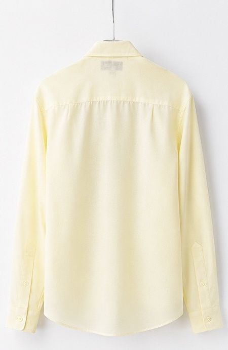 Flamingo Linen Shirt – Lemon